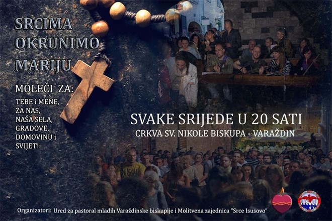 „Srcima okrunimo Mariju“ – molitva krunice svake srijede u crkvi sv. Nikole biskupa u Varaždinu